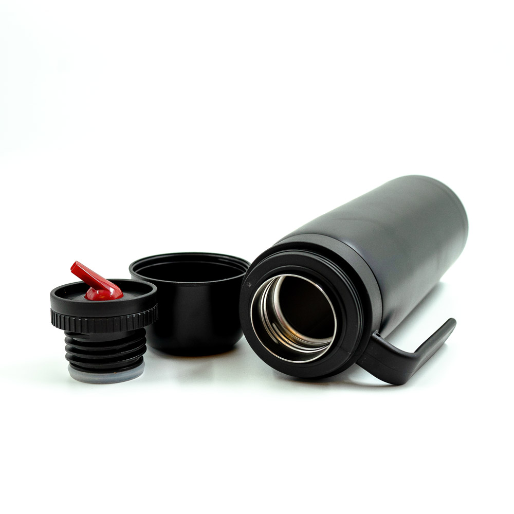 Thermos inox 1L, black1 - Afbeelding 2