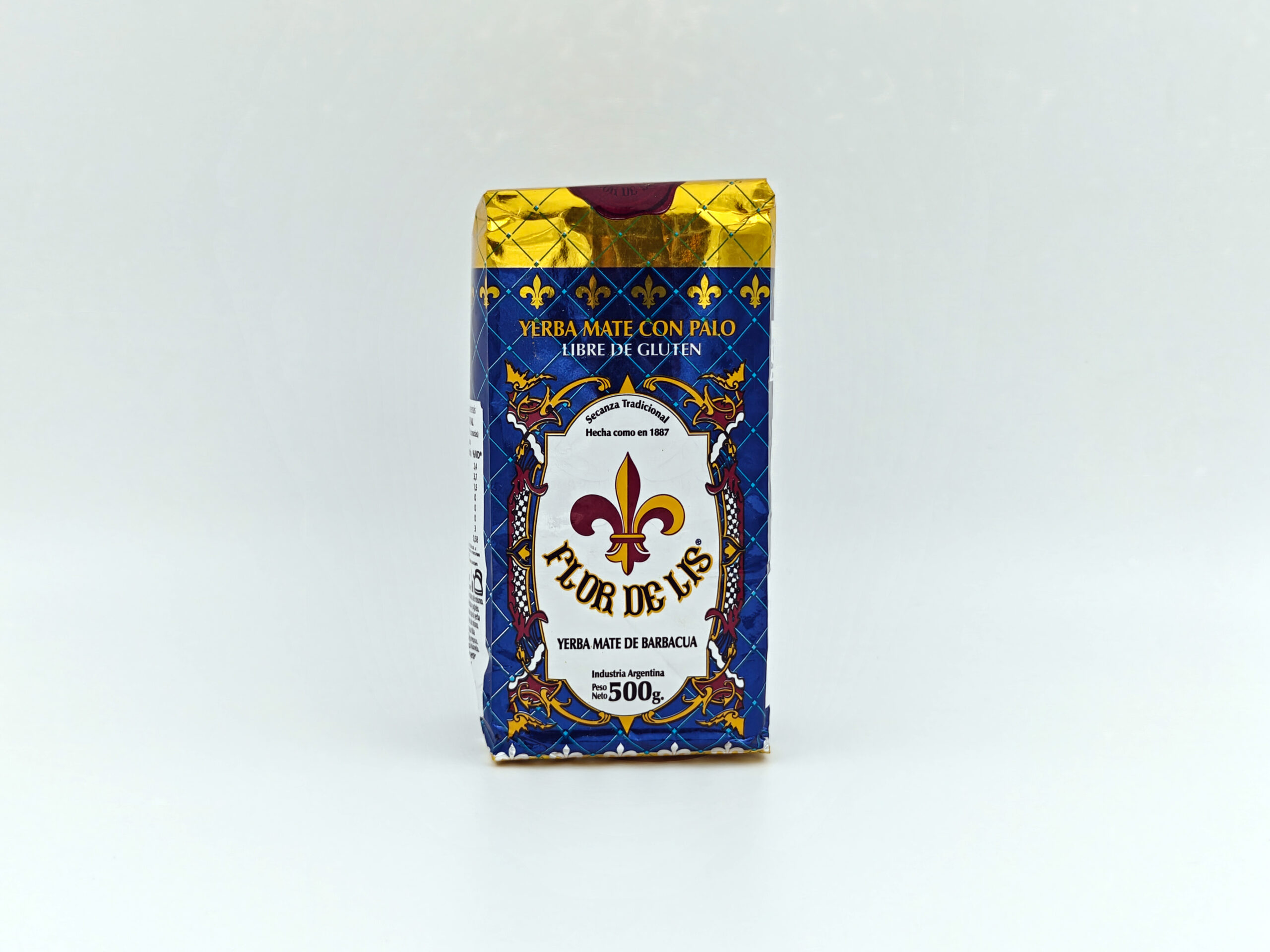 Yerba Mate Argentina Flor de Lis Barbacua 500g