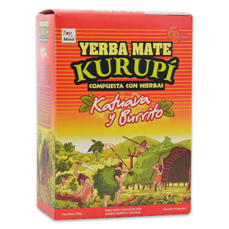 Yerba Mate Compuesta Kurupi Katuava y Burrito 500g