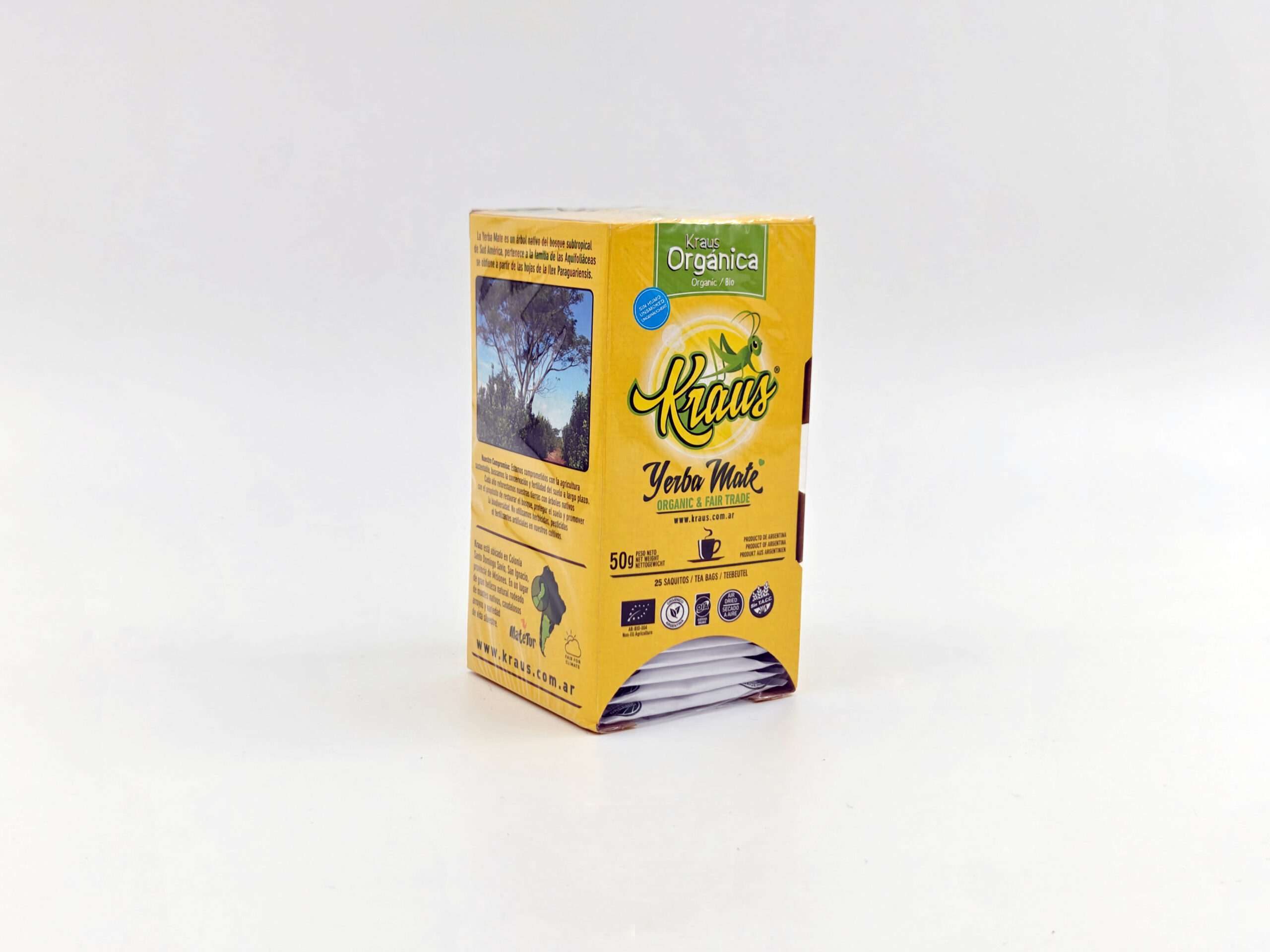 Mate Cocido Argentina Kraus, 25 bags x 50g