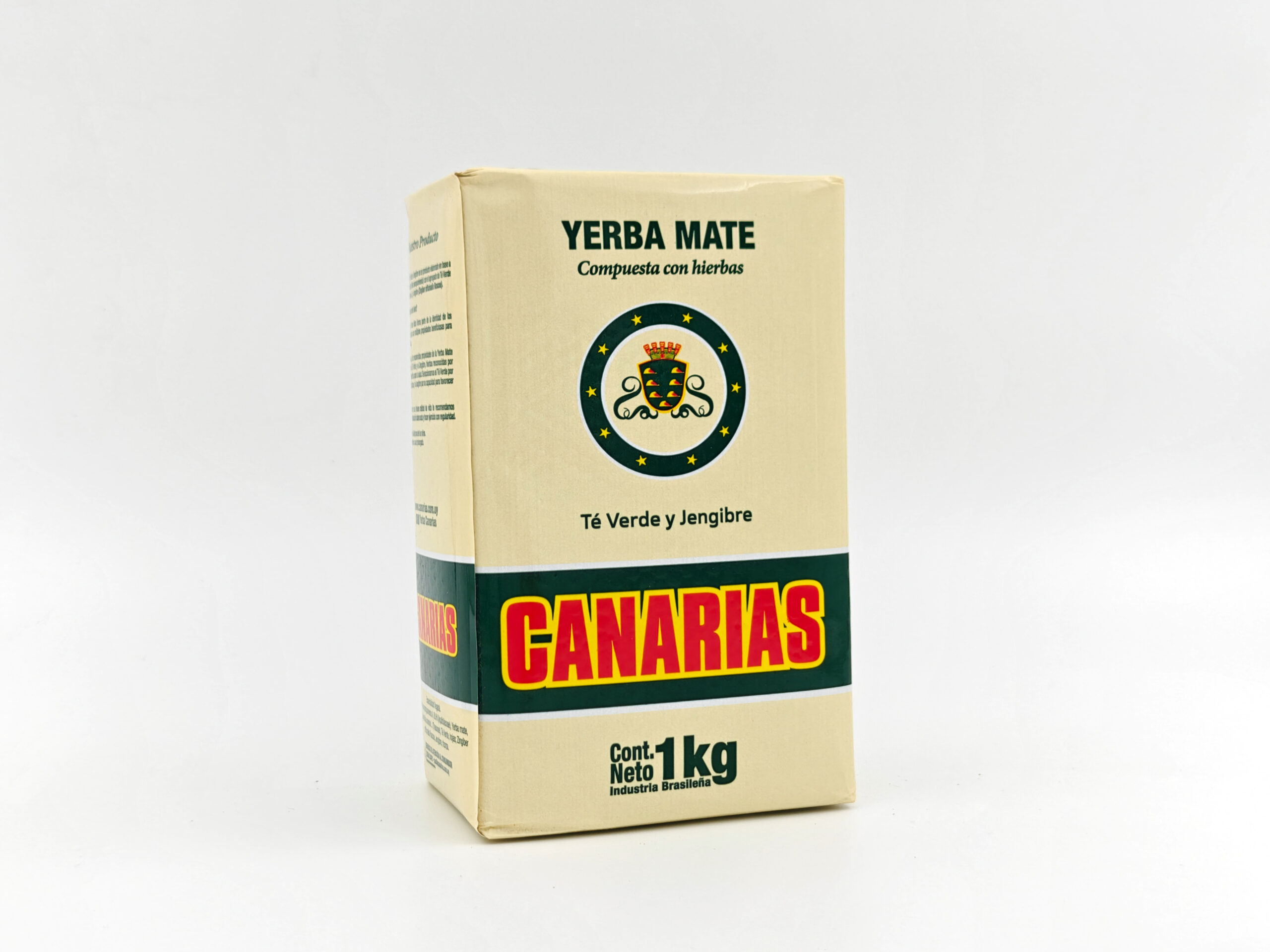 Yerba Mate Brasilera Canarias Té Verde y Jengibre 500g
